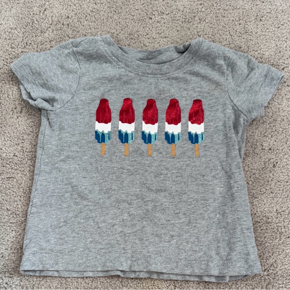 Hanna Andersson Kids Tee with Popsicle Print
